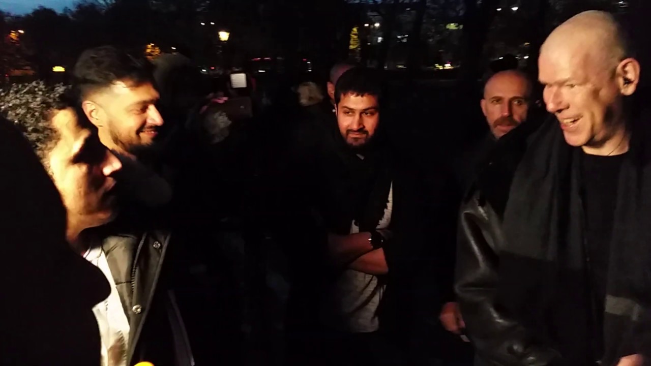 TOMMY SUPPORTER RUN AWAY FROM SHAMSI | SPEAKERS' CORNER | HYDE PARK 2019