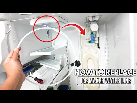 How To Replace A Leaking Refrigerator Ice Maker Water Line