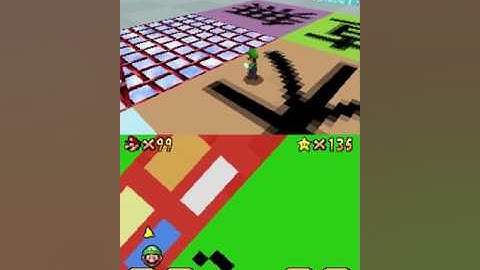 SM64DS Test Map 2 Gameplay(with cheats)