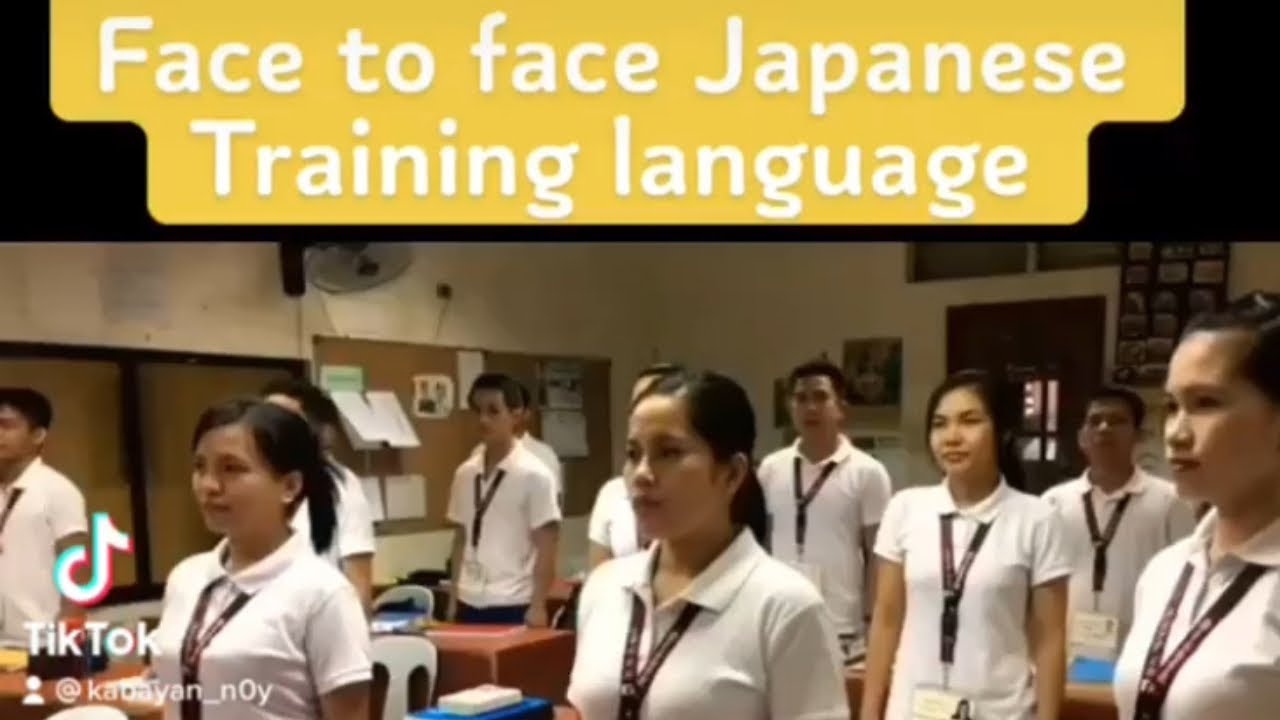 Japanese Training Language Face to face Japanese training language - YouTube