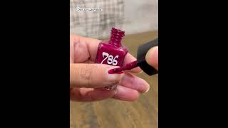 Halal Nail Polish | 786 Breathable Halal Nail Polish  #shorts