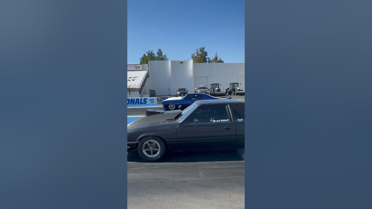Burn outs at the Pomona drag races racing dragrace fast YouTube