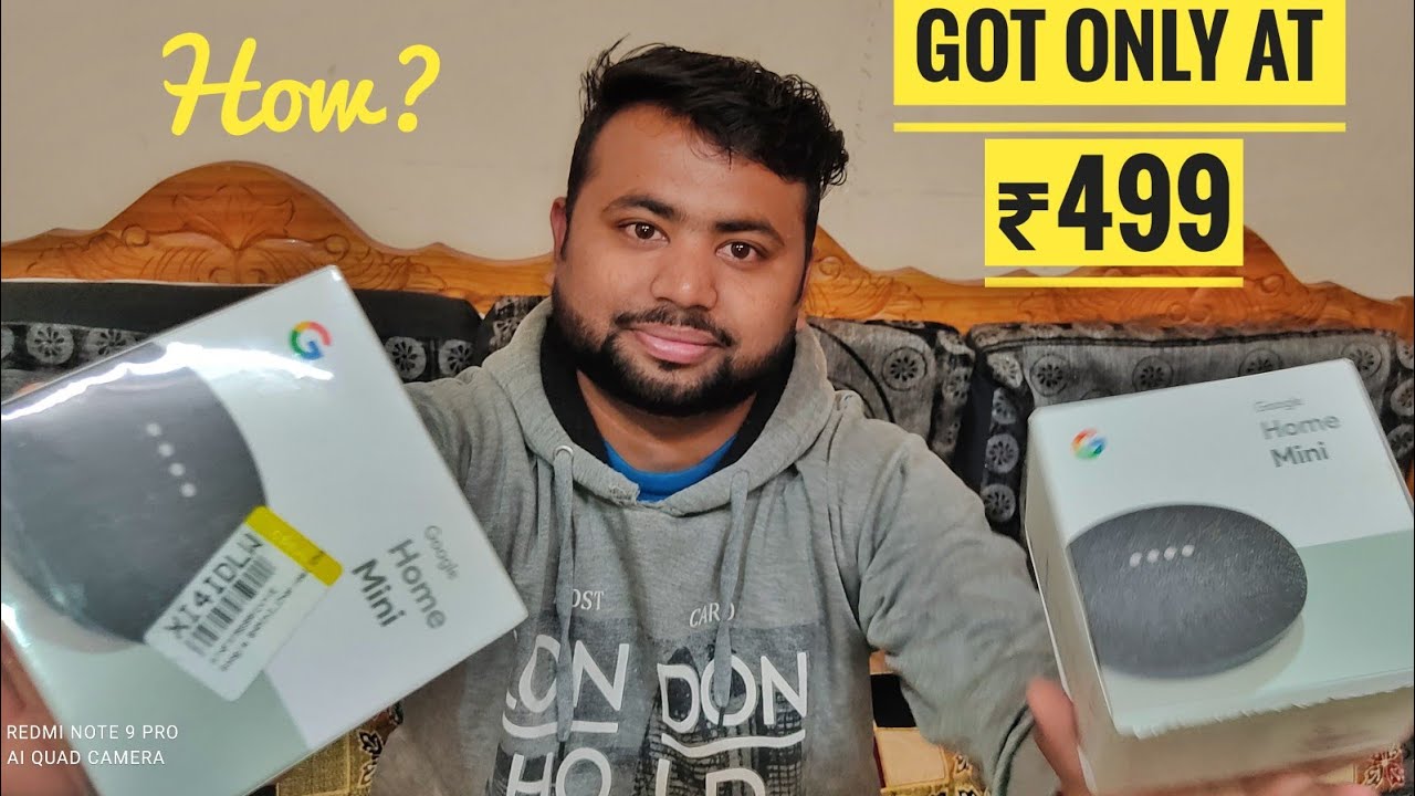 Google Home Mini Assistant at only ₹499