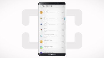 Samsung Galaxy S8 Full Screen Apps