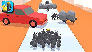 Tiny Rush 3D🐜👑 Gameplay Walkthrough Part - 28 ( iOS,Android) All levels