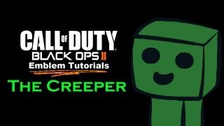 Black Ops 2 Emblem Tutorial - Creeper