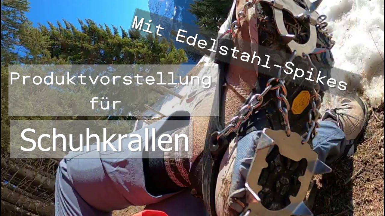 Produktvorstellung für Schuhkrallen | Eiskrallen mit Edelstahl-Spikes | Winter 2023