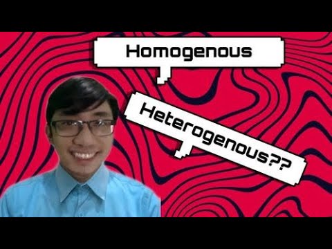 Video: Ano ang isang homogenous na grupo?