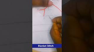 1 Minute 1 Stitch Series - Blanket stitch- Easy Method