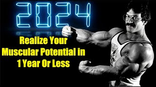 MIKE MENTZER: “REALIZE YOUR MUSCULAR POTENTIAL IN ONE YEAR OR LESS!”#mikementzer #gym