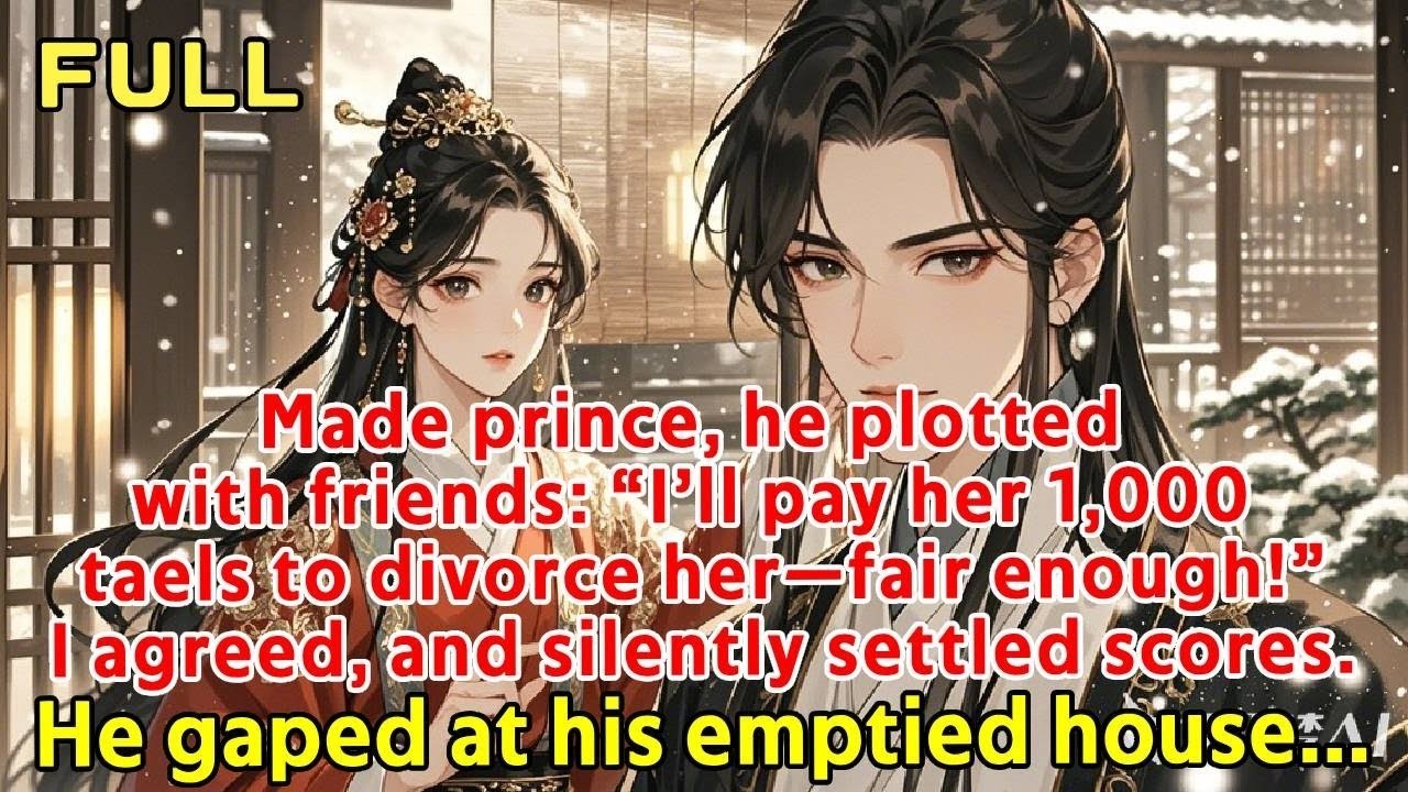 Made prince, he plotted with friends: “I’ll pay her 1,000 taels to divorce her—fair enough!”I agreed