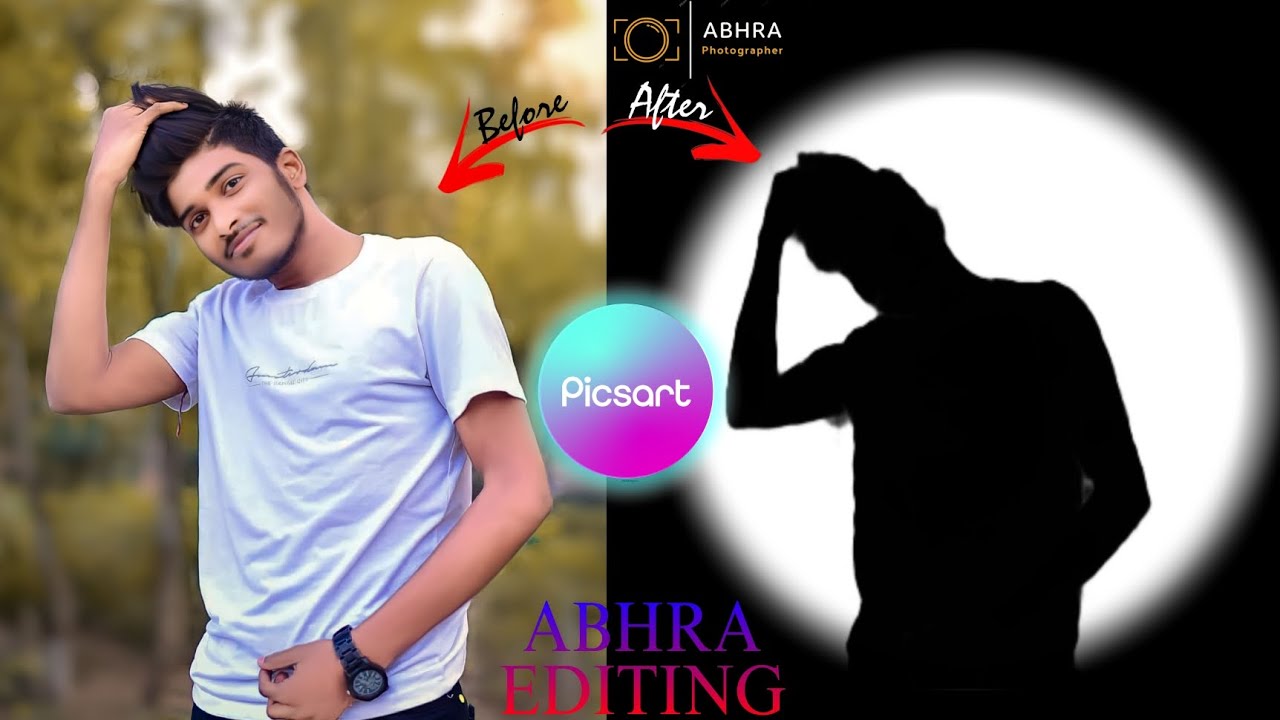 Picsart Dark Shadow Glowing Effect Photo Editing || Dark Shadow Photo ...
