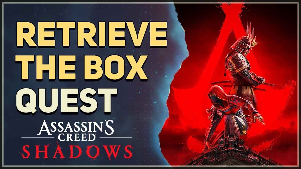 Retrieve the box Assassin's Creed Shadows
