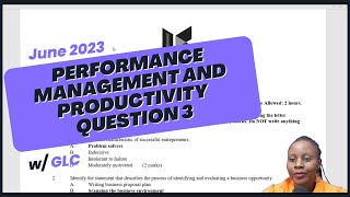RCHRP 010 PERFORMANCE MANAGEMENT AND PRODUCTIVITY JUNE 2023 Q3