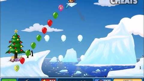 Bloons 2 Christmas Level 23 Line Em Up
