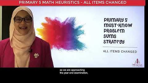 SCORE AL1 P5 & PSLE Math Heuristic - All Items Changed