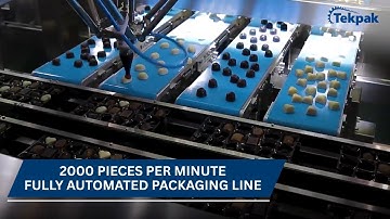 Fully Automated Packaging Line for Luxury Chocolates, Confections & Biscuits | Tekpak Automation