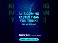 AI Will Change the World, Are We Ready for It? #agilewow #artificialintelligence #ai #technology
