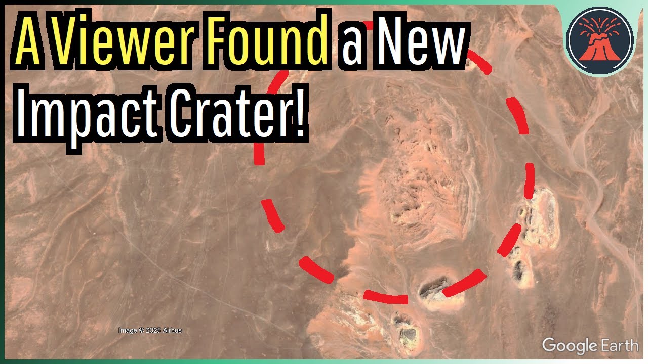 A New Impact Crater was Discovered by One of my Viewers; 2.2 Miles Wide ...
