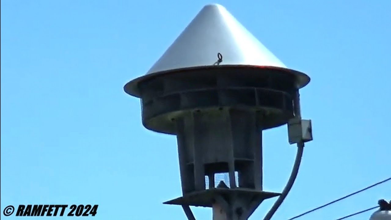 ASC Cyclone C-125 Tornado Siren Test, Campbellsport, WI 8/10/2024