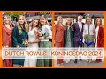 Dutch royal family celebrated kings day  koningsdag 2024 in emmen