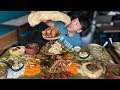 MASSIVE Filipino FOOD BATTLE! Over 50 DISHES! Boodle Fight!