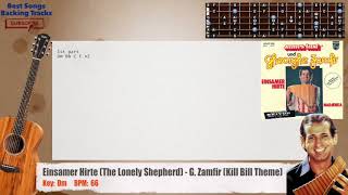 🎸 Einsamer Hirte (The Lonely Shepherd) - G. Zamfir (Kill Bill Theme) CHORDS Guitar Backing Track