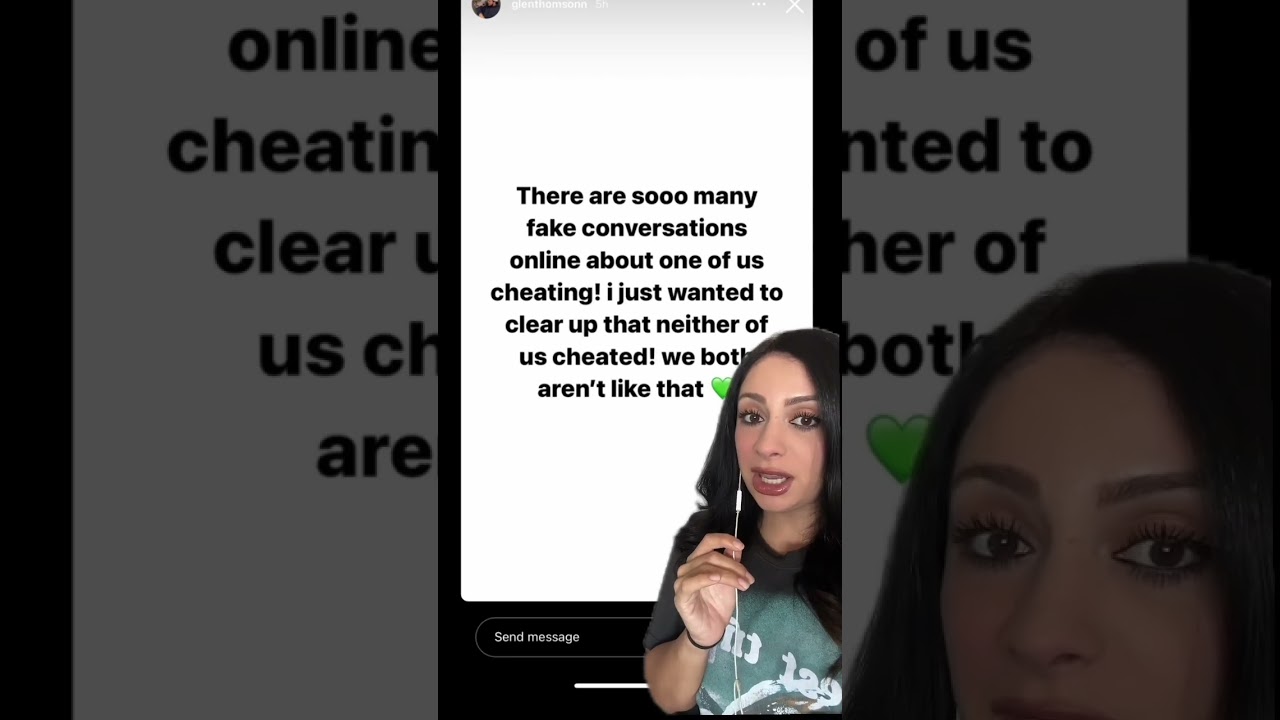 Glen Thomson Denies Anna Paul Cheating Rumors 