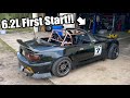 ONE-WEEK REBUILD! - FIRST START of the New LS3 in the Miata!! Basic To Ballin Ep.4