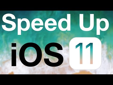 How to speed up iOS 11! (iPhone, iPad & iPod!)