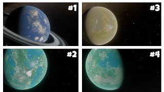 Exploring Temperate Habitable Planets in Space Engine