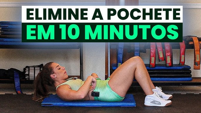 TREINO RÁPIDO de 8 MINUTOS para QUEIMAR A POCHETE 