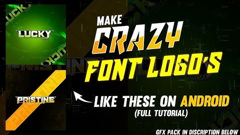 Create This Awesome Text Logo On Android | Esports Gaming Text Tutorial | LuckYGFX