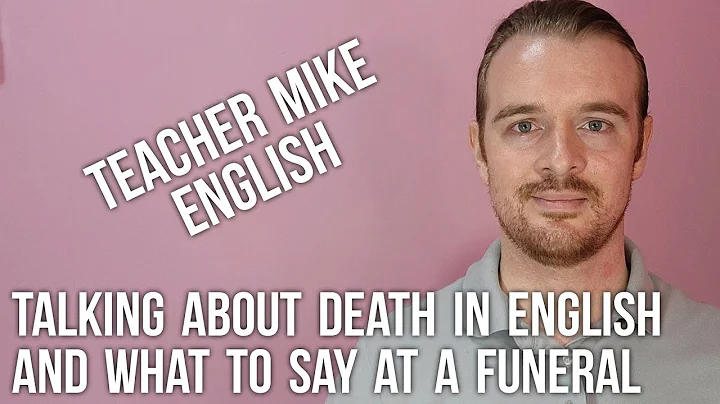 Talking About Death in English