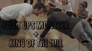 Push ups monster + king of the hill push up chalenge