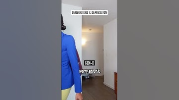 How generations treat depression. #boomers #millenials #genx #genz #generations