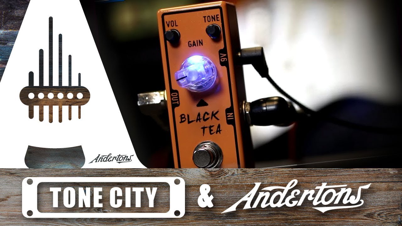 Tone City Black Tea Drive Pedal - Classic AC Style Tones - YouTube