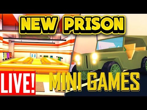 Brand New Prison Update And Mini Games Roblox Jailbreak - roblox jailbreak update new prison