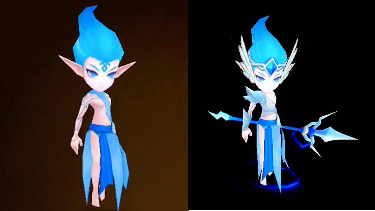 Awakening a 5 Star Water Sylph in Summoners War: Sky Arean