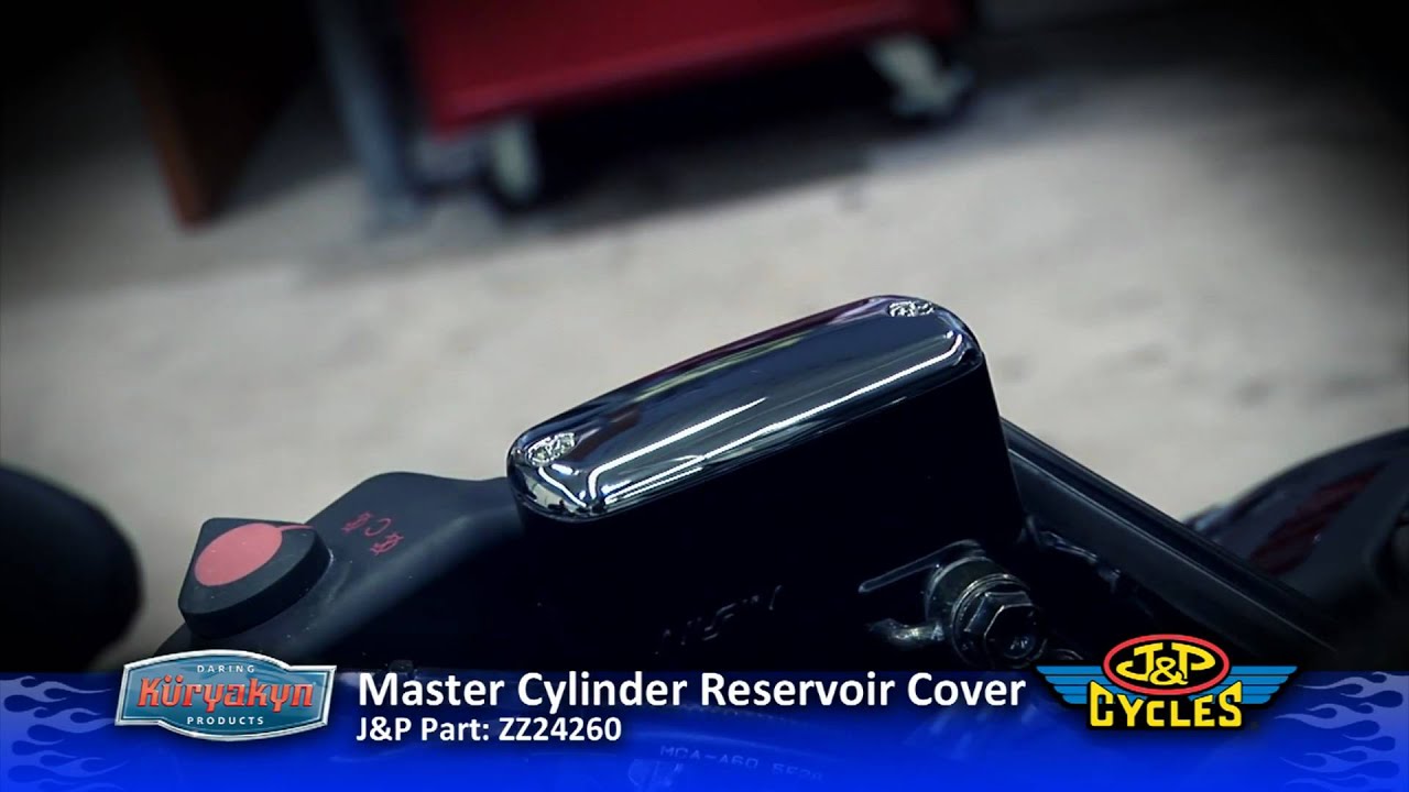 Chrome Master Cylinder Reservoir Cover by Kuryakyn for Honda Goldwing