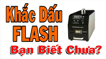 Khắc Dấu Bằng Máy Khắc Dấu Flash | Dấu Mực Chìm