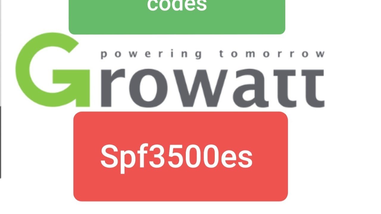 Growatt Spf 3500es Solar Inverter How To Clear And Reset Fault Code 07 growatt-solar-inverter-error-2-repair-youtube