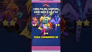 EZ BIKIN HERO 5 GOLD BINTANG 3 #MagicChessGoGo #MCGGIDCreators