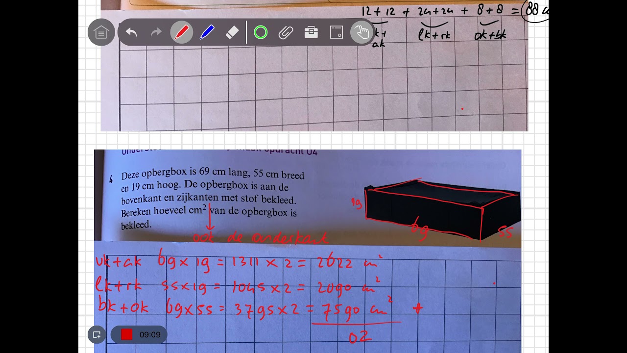 3 TL 11.1 Oppervlakte kubus, balk en cilinder
