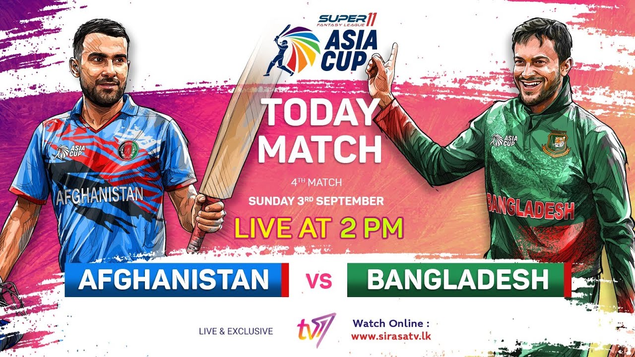 🔴 LIVE The Cricket Show - Asia Cup 2023 Bangladesh vs Afghanistan🏏