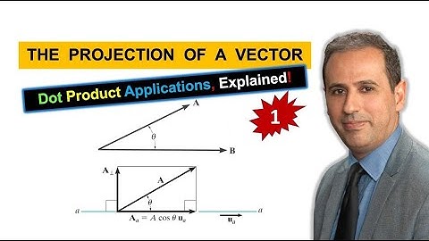 How to Determine the Angle Between 2 Vectors Using The Dot Product | #EGE210 #010