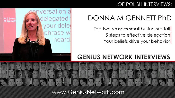 Donna M Gennett PhD:  Genius Network Interviews