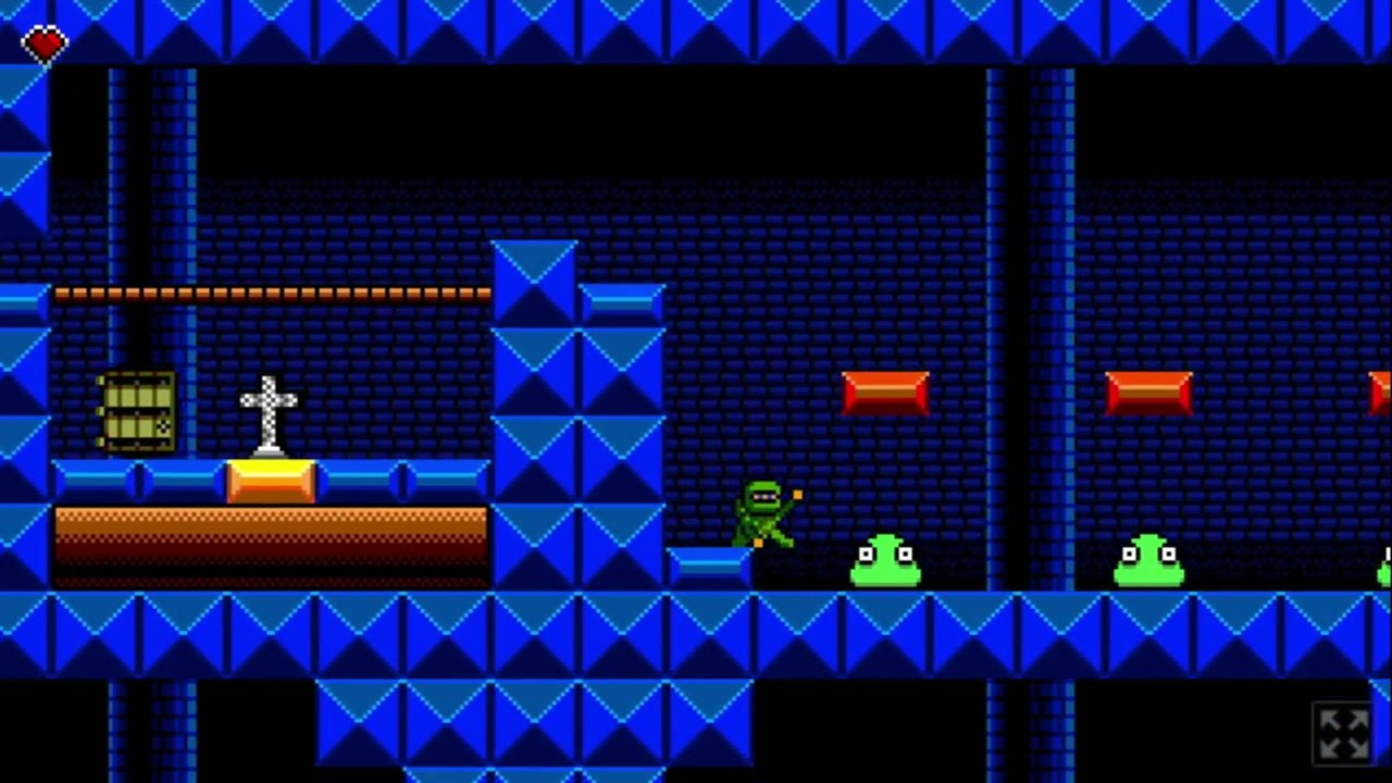 The legend of the green ninja (metroidvania in development) -Play