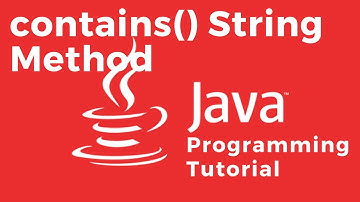 How to check whether a sequence of characters is contained in a String using the contains() method