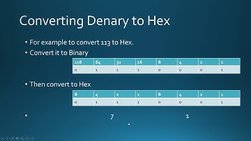 6 Number Systems - Denary to Hexadecimal GCSE Computer Science AQA